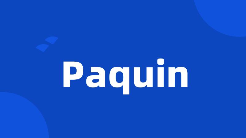 Paquin