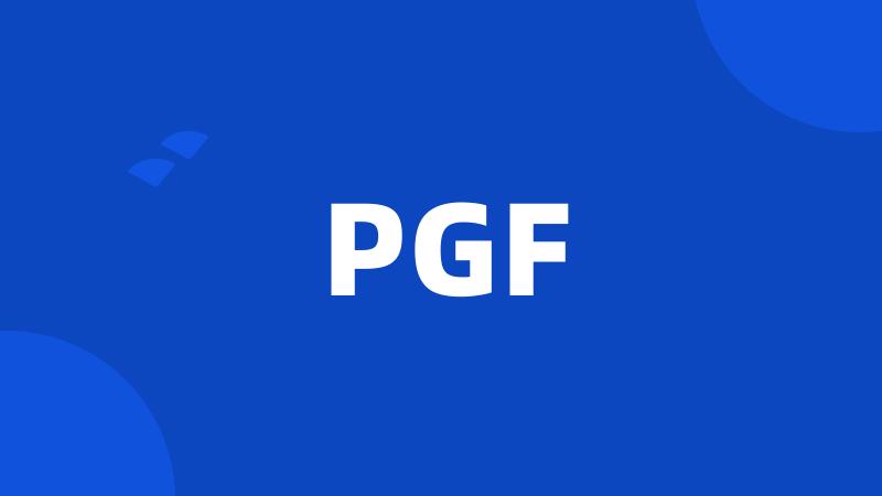 PGF