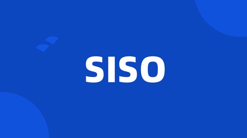 SISO