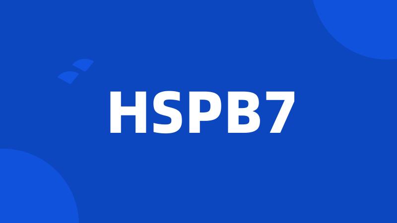 HSPB7