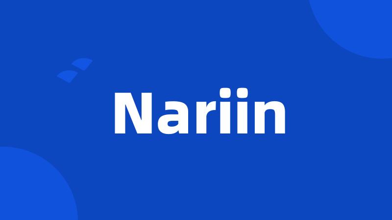 Nariin