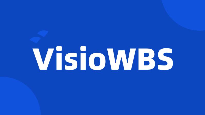 VisioWBS