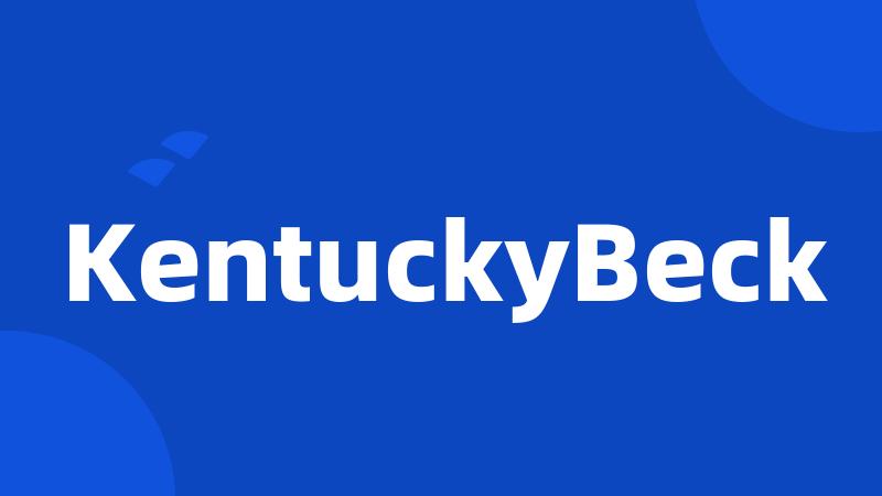 KentuckyBeck