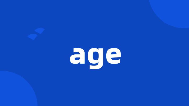 age