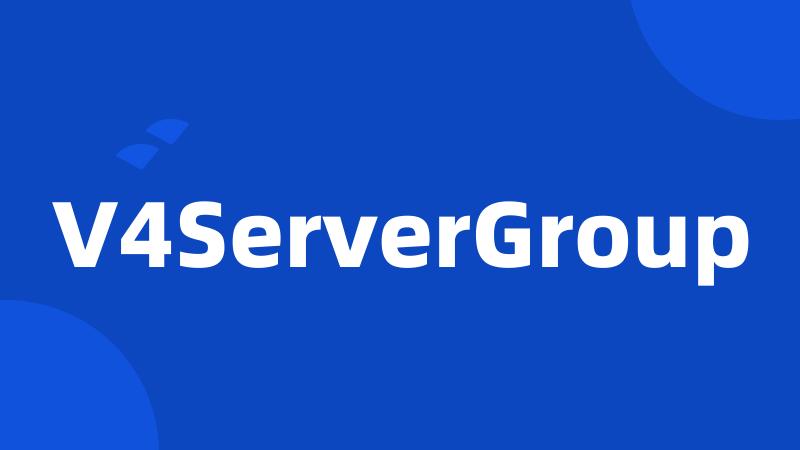 V4ServerGroup