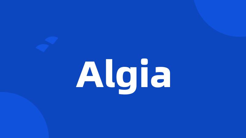 Algia