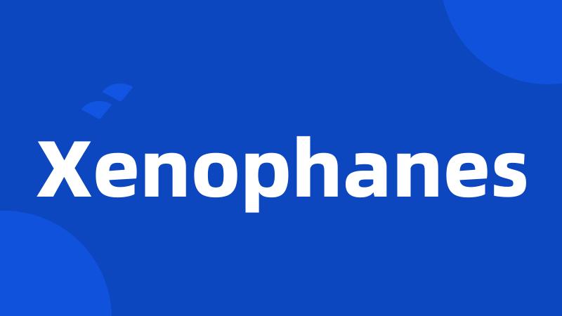 Xenophanes