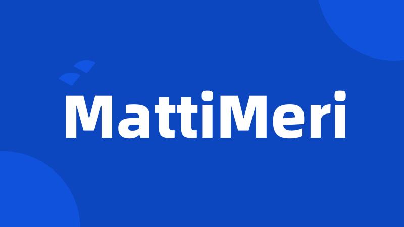 MattiMeri