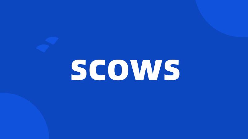 scows