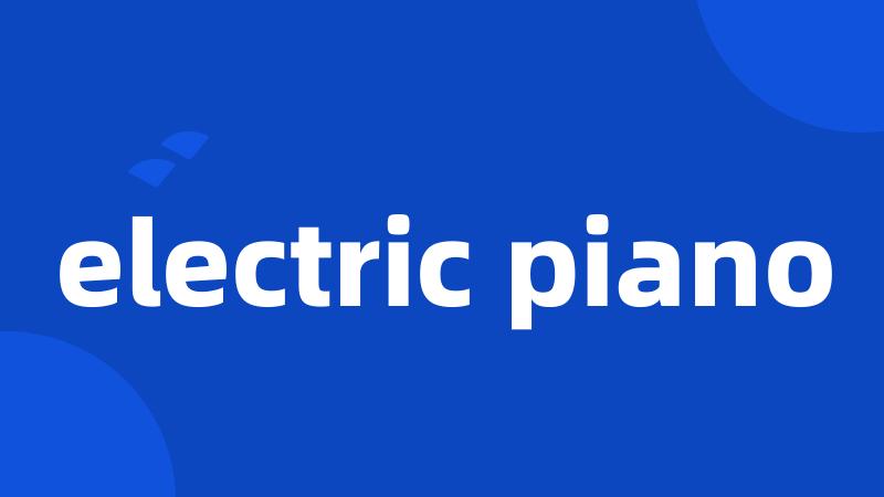 electric piano