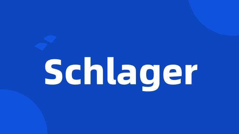 Schlager