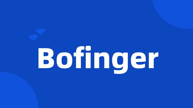 Bofinger