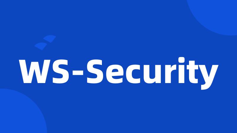 WS-Security