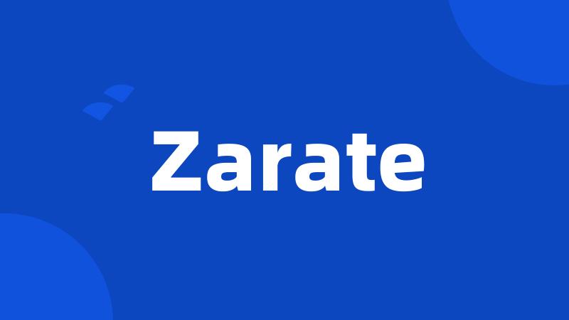 Zarate