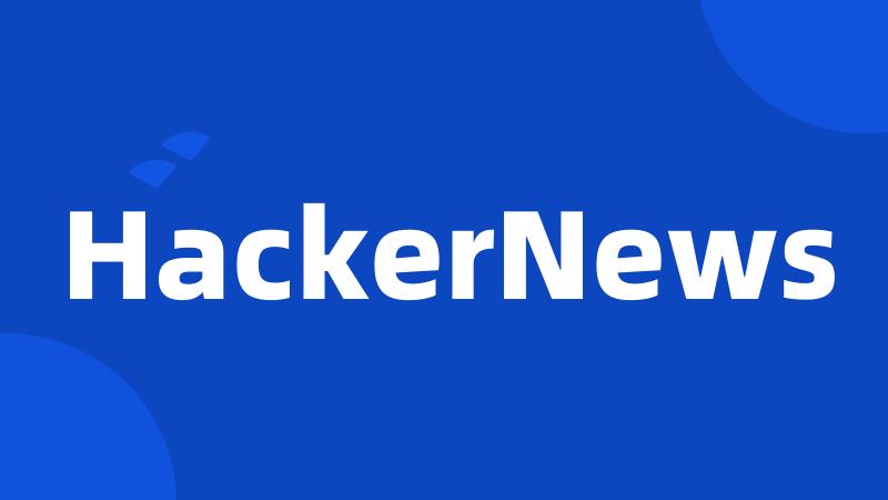 HackerNews