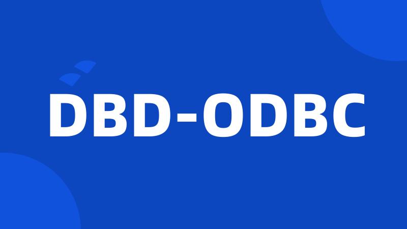 DBD-ODBC