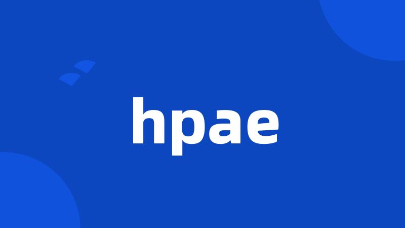 hpae