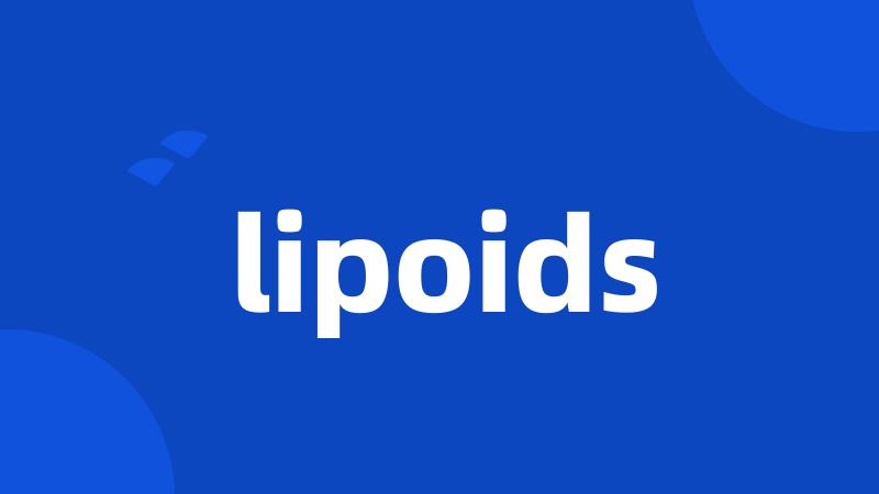 lipoids