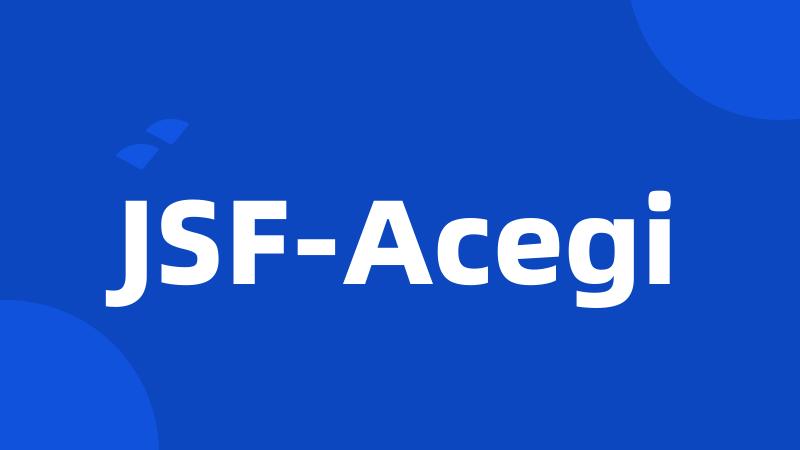 JSF-Acegi