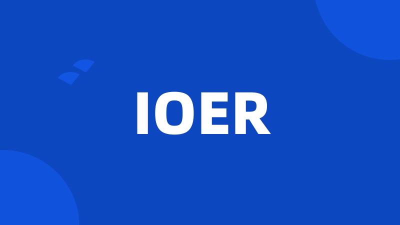 IOER