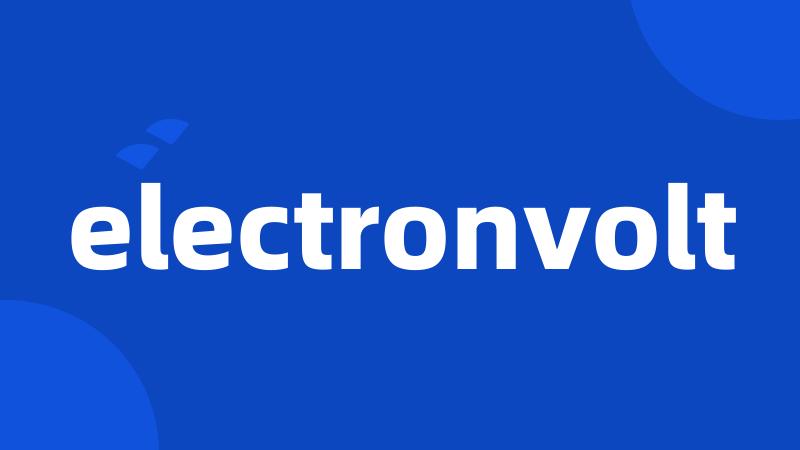 electronvolt