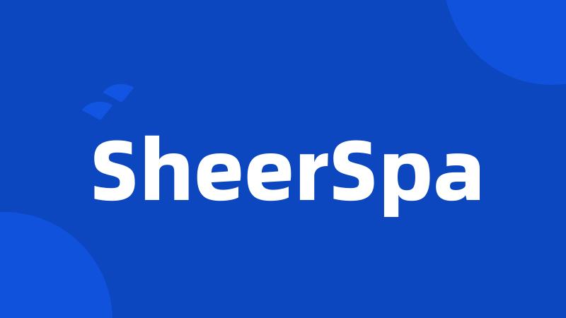 SheerSpa