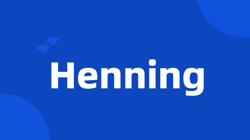 Henning