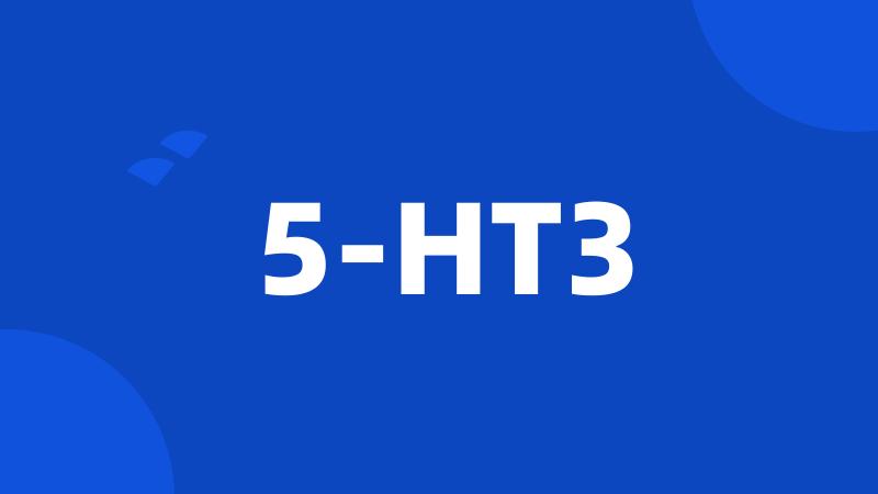 5-HT3