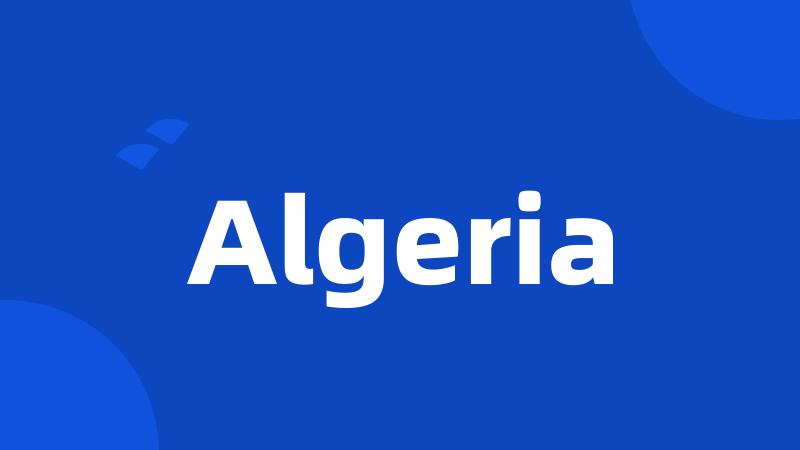 Algeria