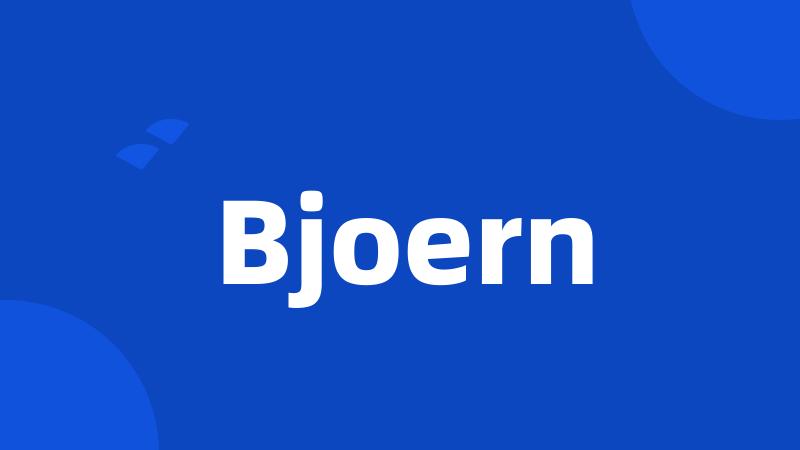 Bjoern