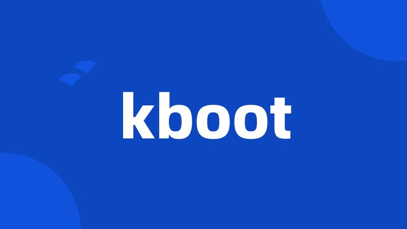 kboot