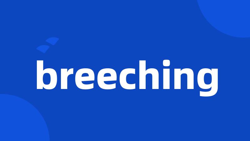 breeching