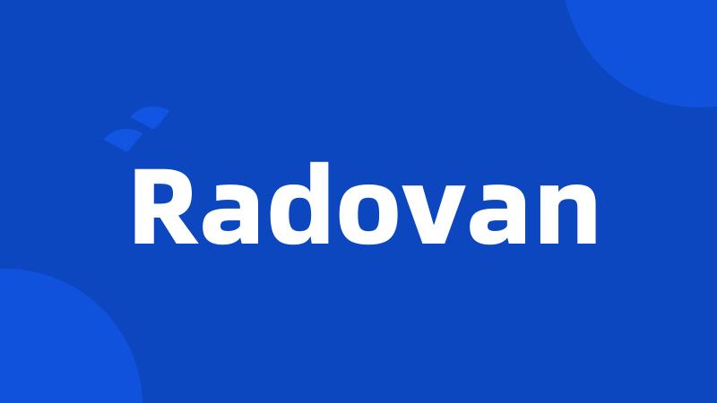 Radovan