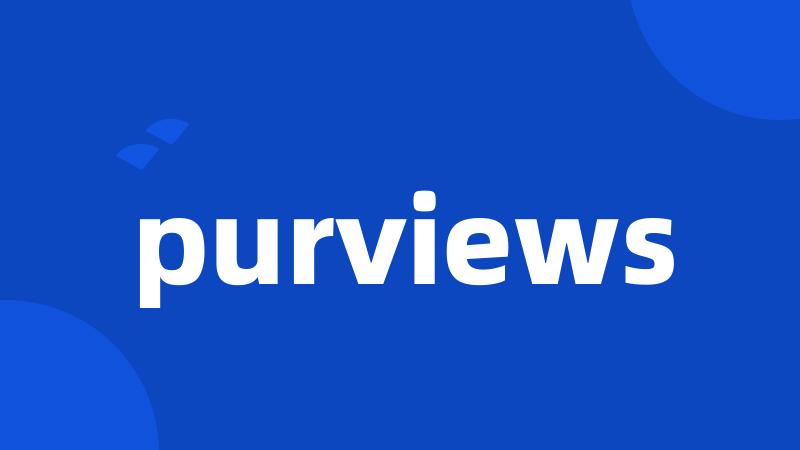 purviews