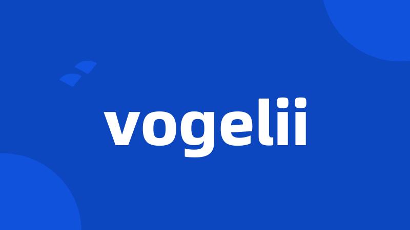 vogelii