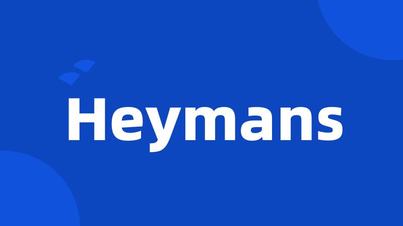 Heymans