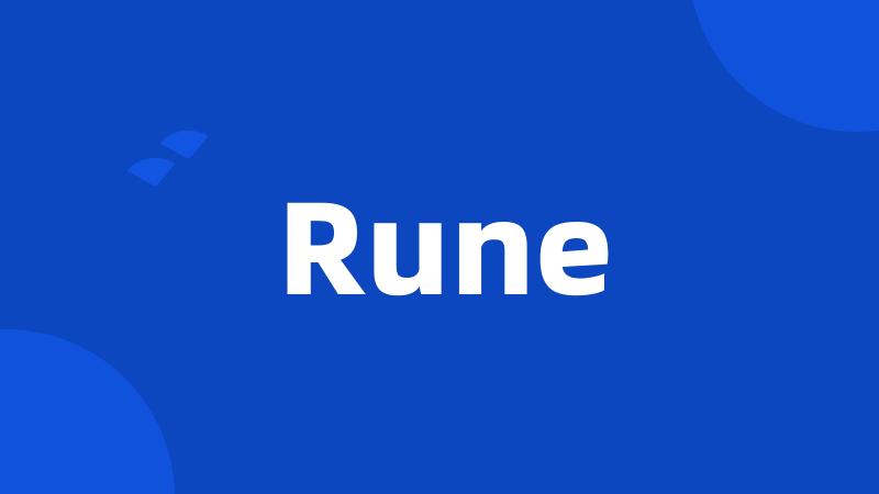 Rune