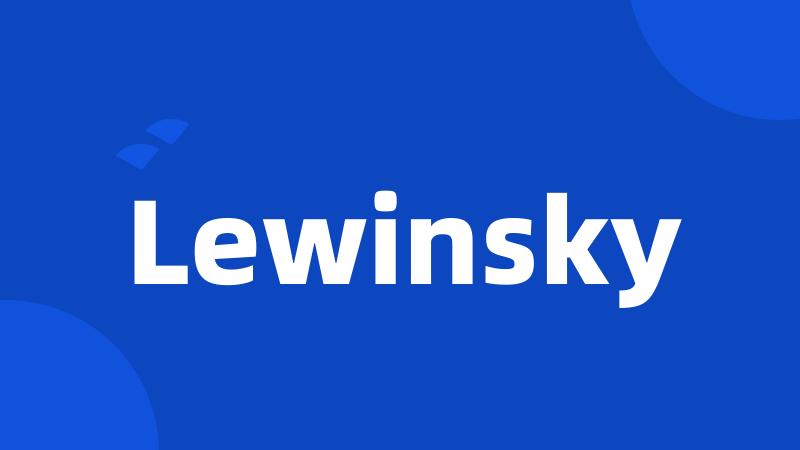 Lewinsky