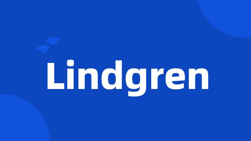 Lindgren