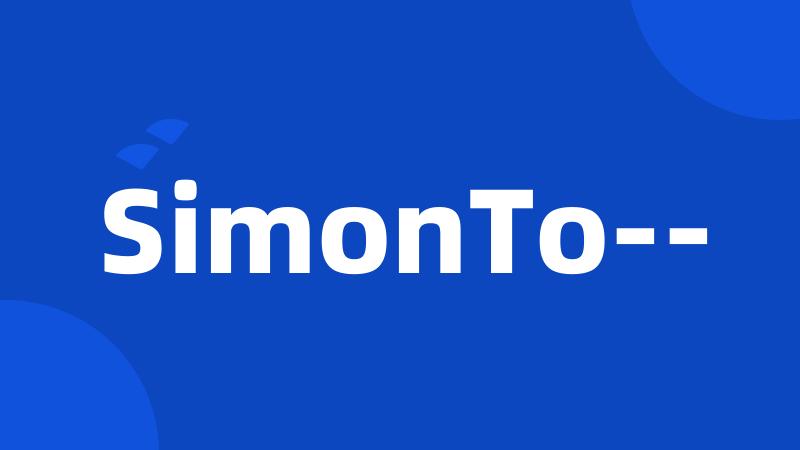 SimonTo--