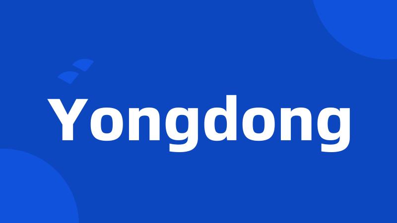 Yongdong