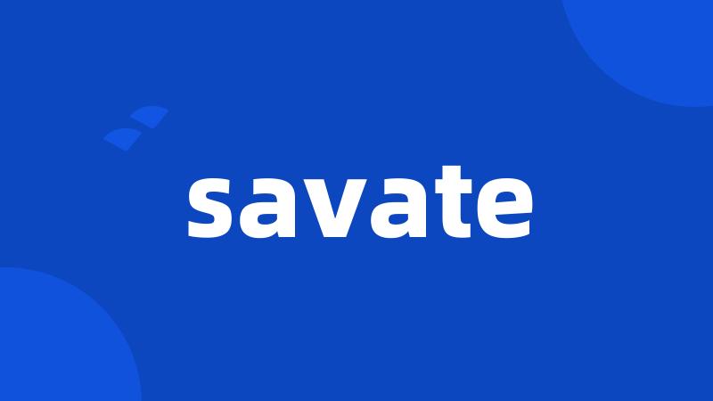 savate