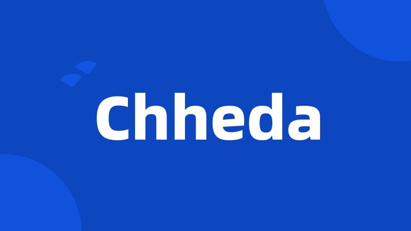 Chheda