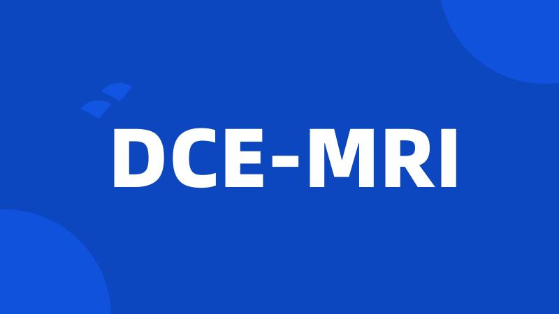 DCE-MRI