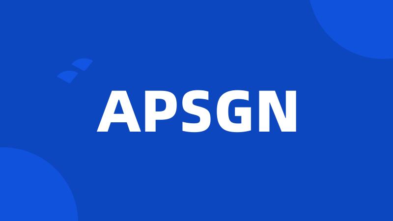 APSGN