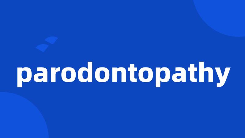 parodontopathy