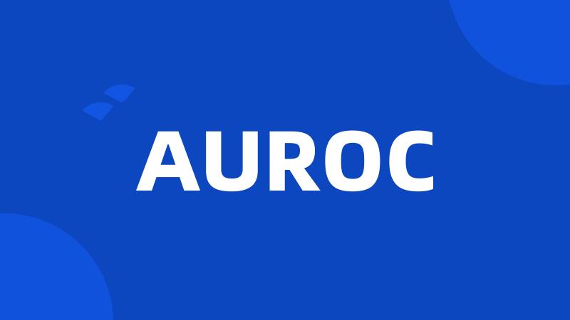 AUROC