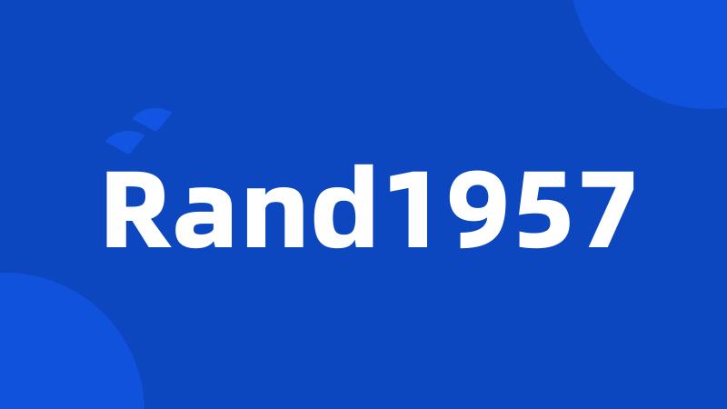 Rand1957