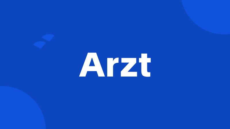 Arzt