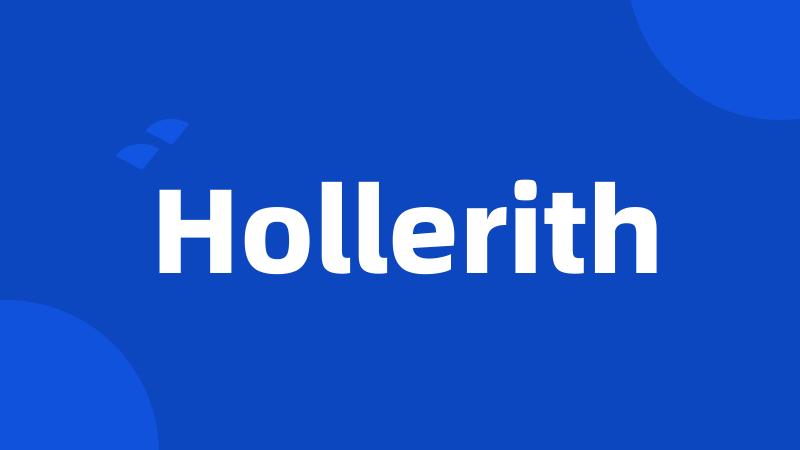 Hollerith